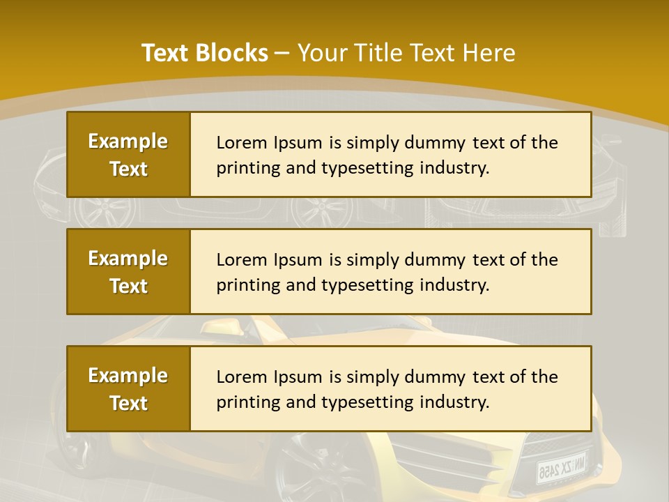 Wheel Black Illustration PowerPoint Template