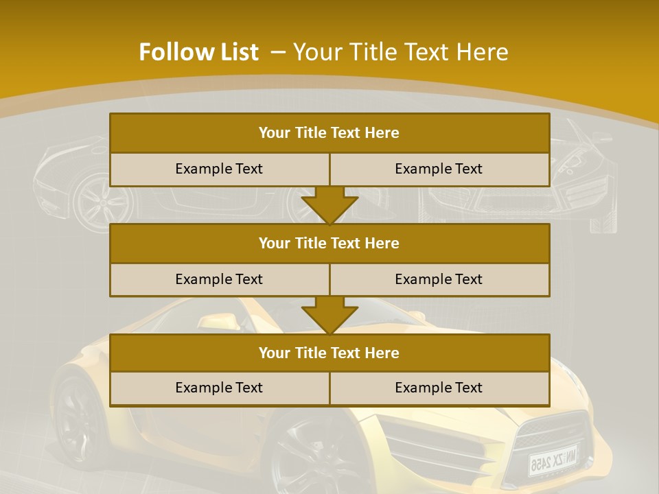 Wheel Black Illustration PowerPoint Template