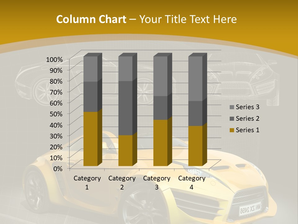 Wheel Black Illustration PowerPoint Template