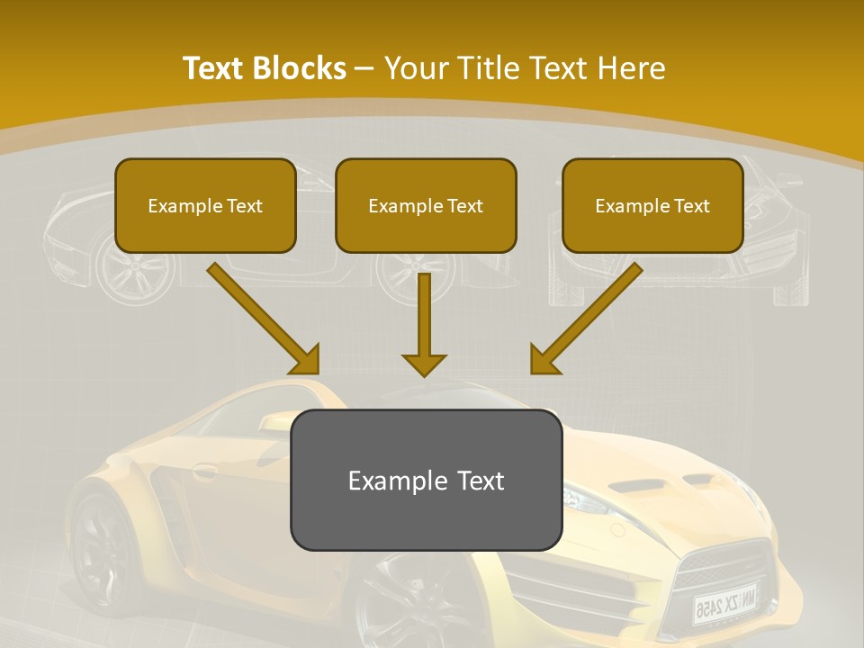 Wheel Black Illustration PowerPoint Template