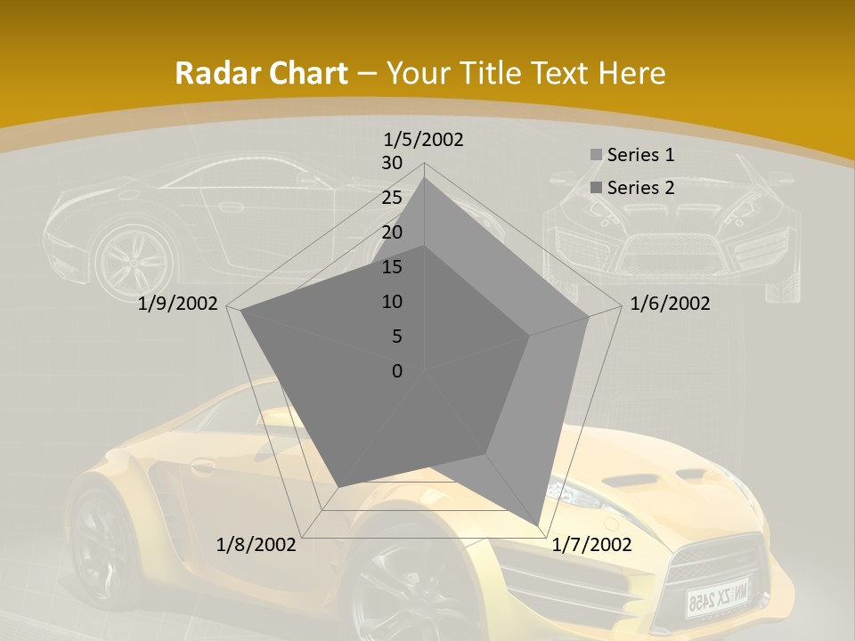 Wheel Black Illustration PowerPoint Template