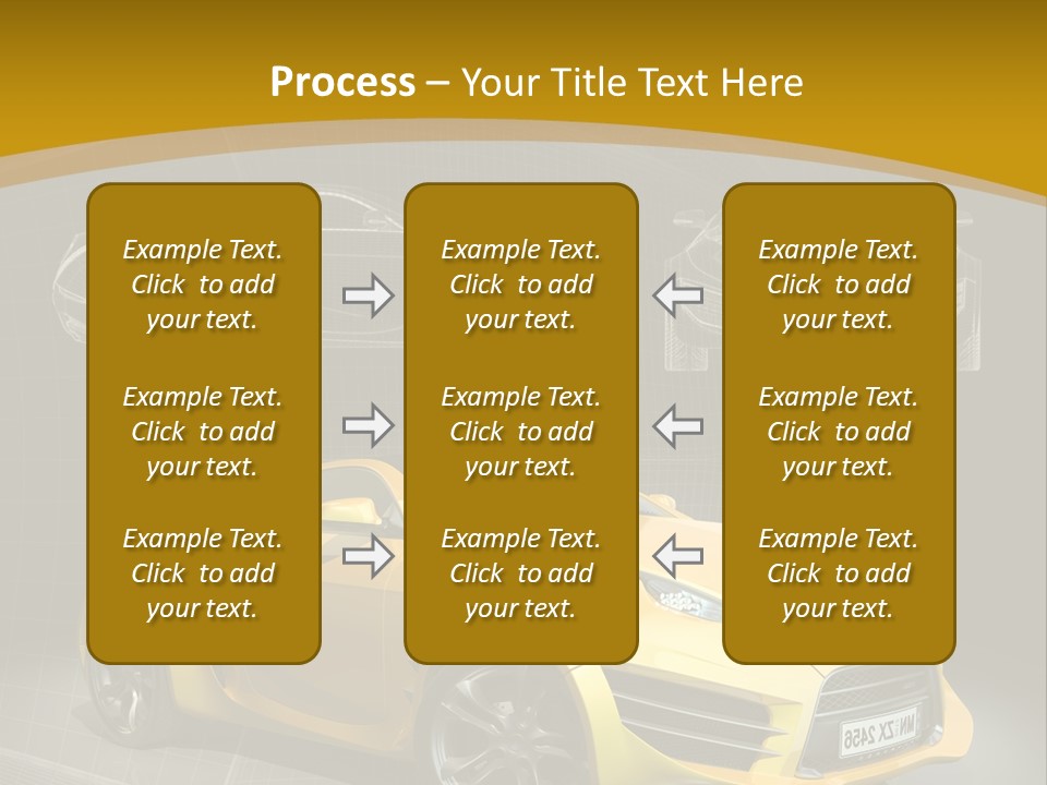 Wheel Black Illustration PowerPoint Template