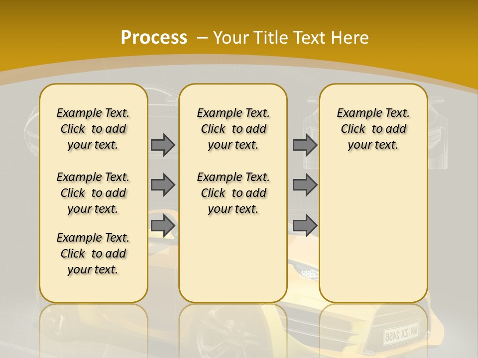 Wheel Black Illustration PowerPoint Template