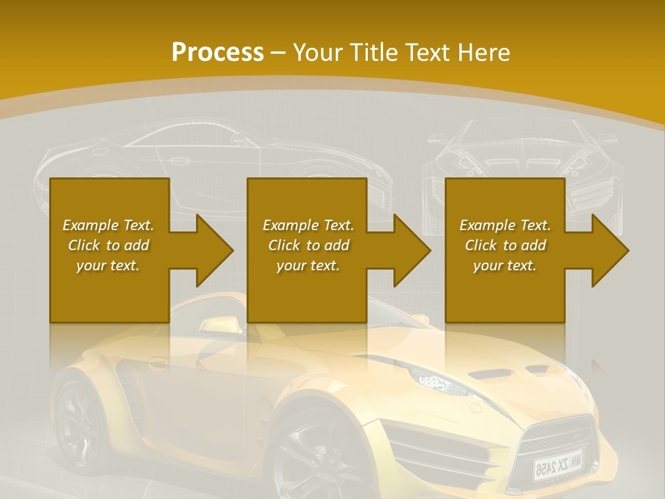 Wheel Black Illustration PowerPoint Template