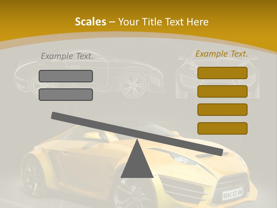 Wheel Black Illustration PowerPoint Template