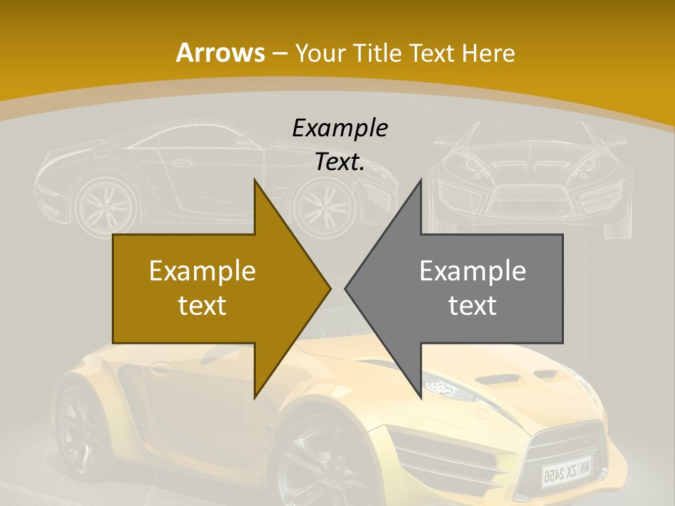 Wheel Black Illustration PowerPoint Template