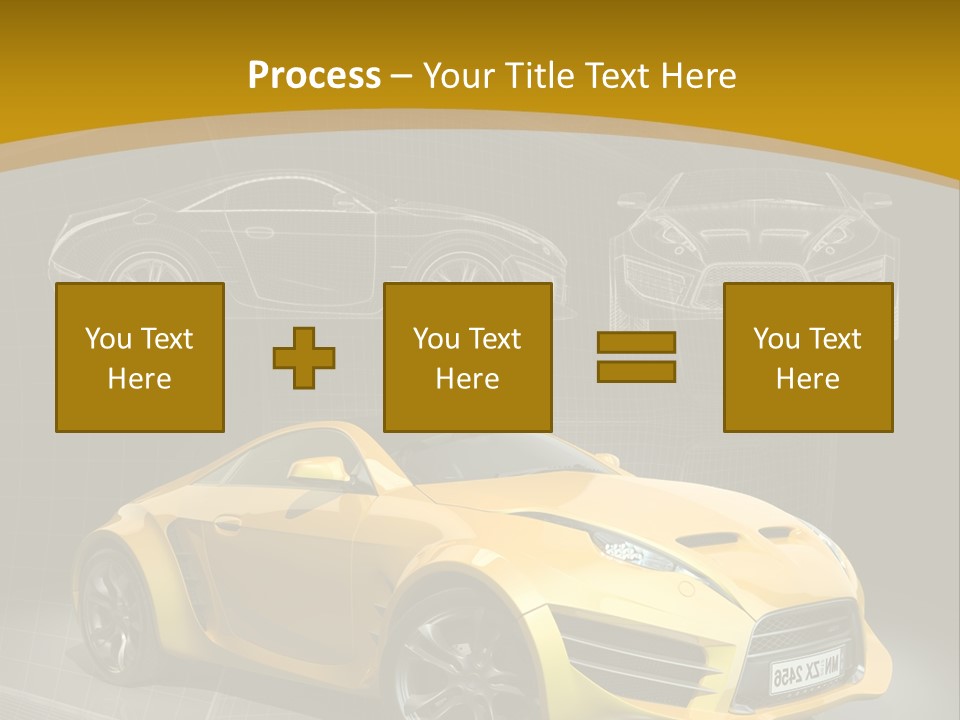 Wheel Black Illustration PowerPoint Template