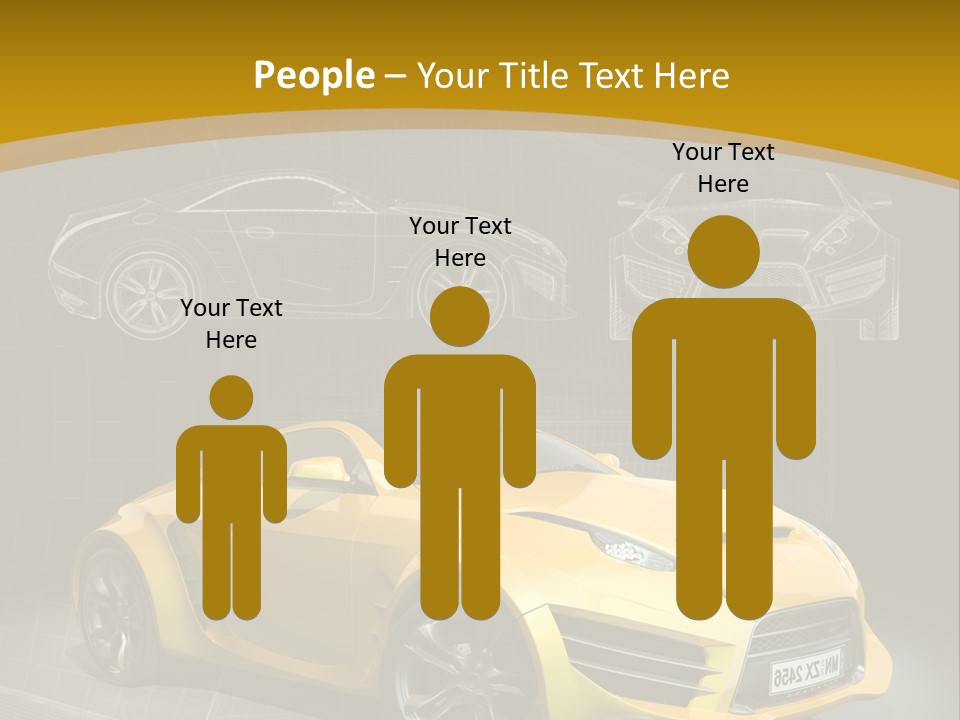 Wheel Black Illustration PowerPoint Template