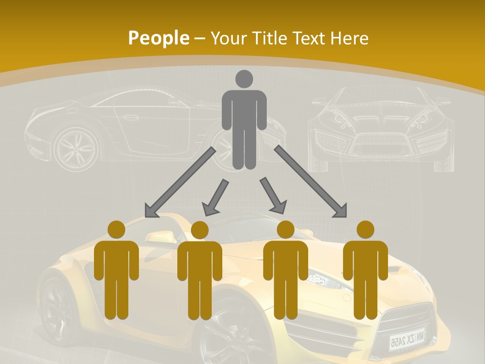 Wheel Black Illustration PowerPoint Template