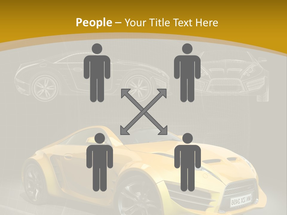 Wheel Black Illustration PowerPoint Template