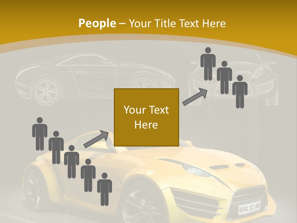 Wheel Black Illustration PowerPoint Template