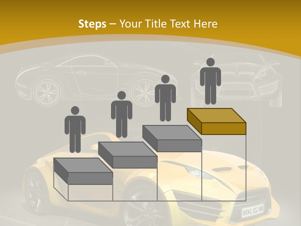 Wheel Black Illustration PowerPoint Template