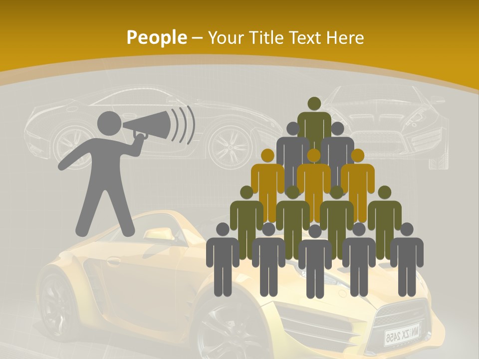 Wheel Black Illustration PowerPoint Template