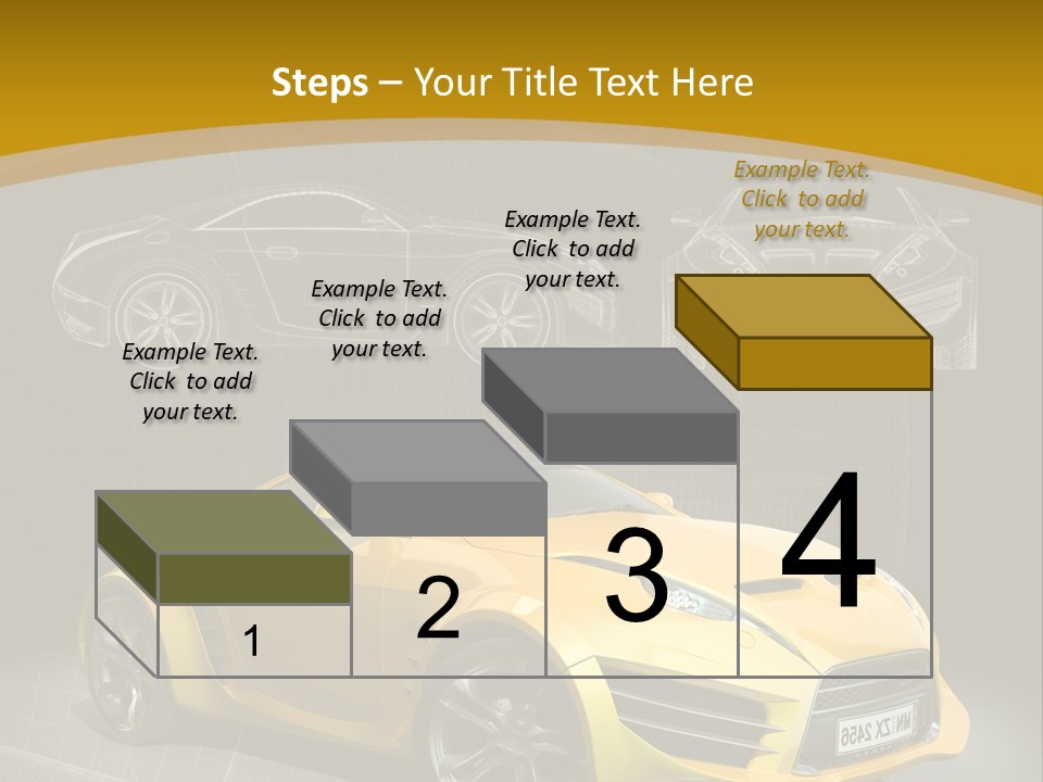 Wheel Black Illustration PowerPoint Template