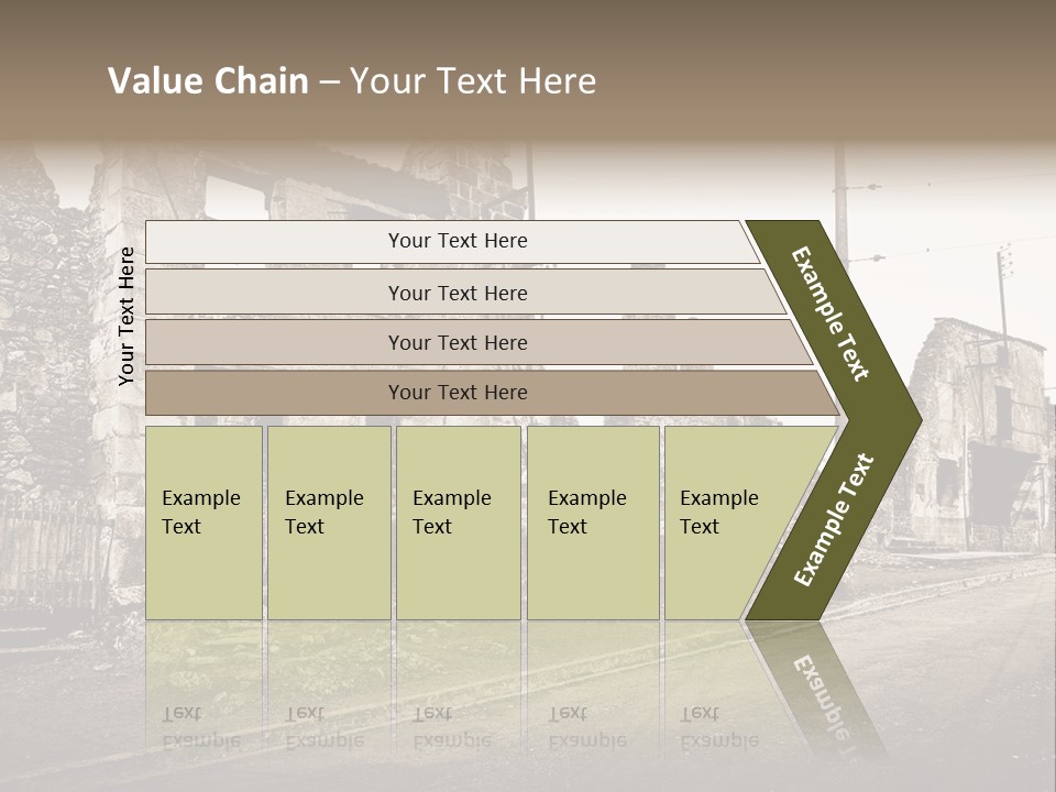 Paese Caduti Crollo PowerPoint Template
