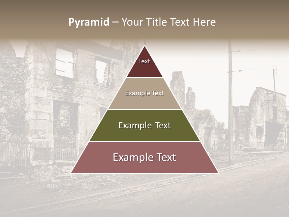 Paese Caduti Crollo PowerPoint Template