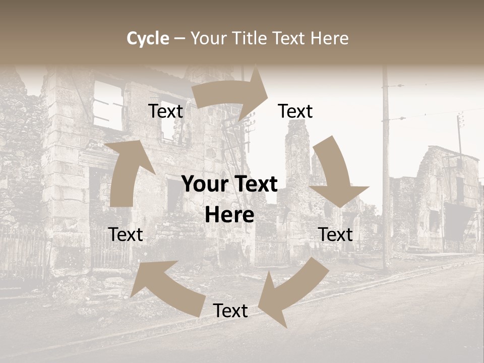 Paese Caduti Crollo PowerPoint Template