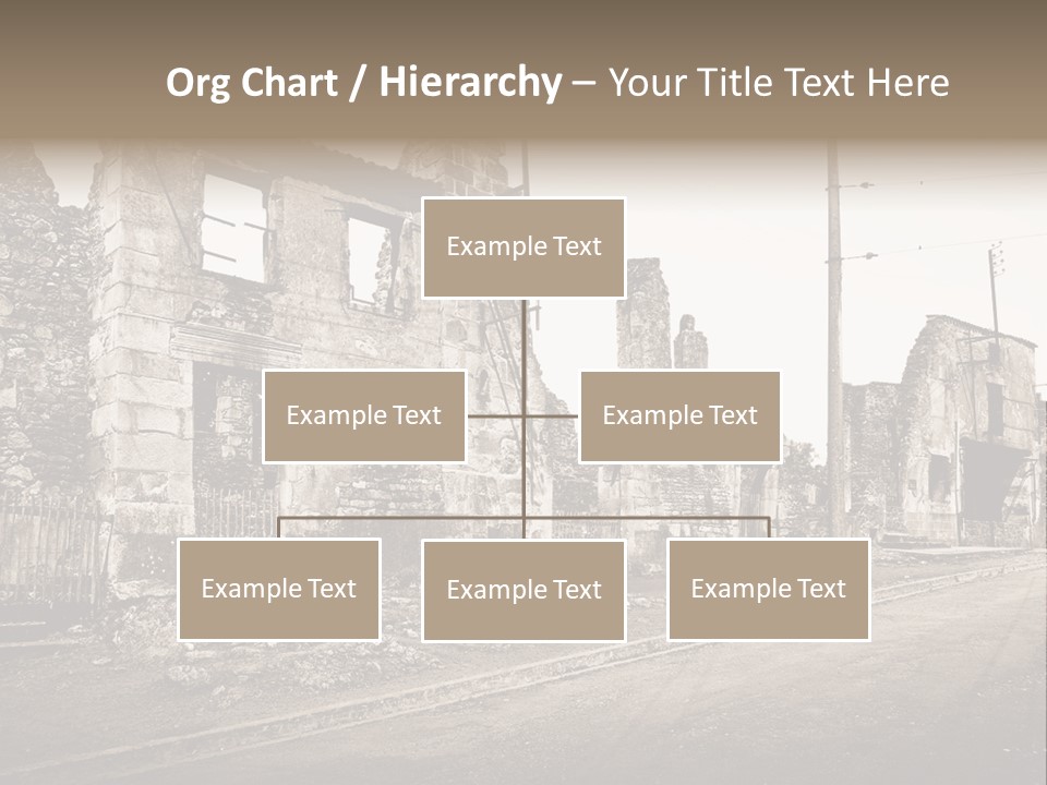 Paese Caduti Crollo PowerPoint Template