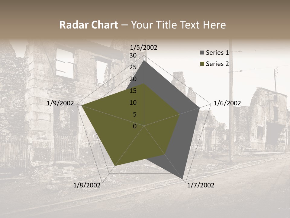 Paese Caduti Crollo PowerPoint Template