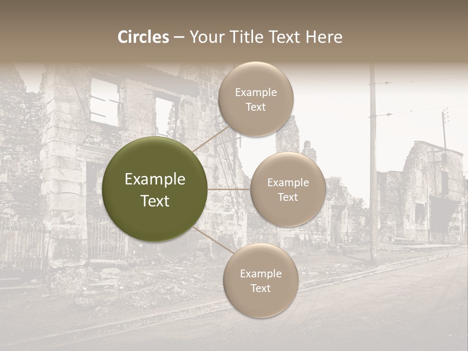 Paese Caduti Crollo PowerPoint Template