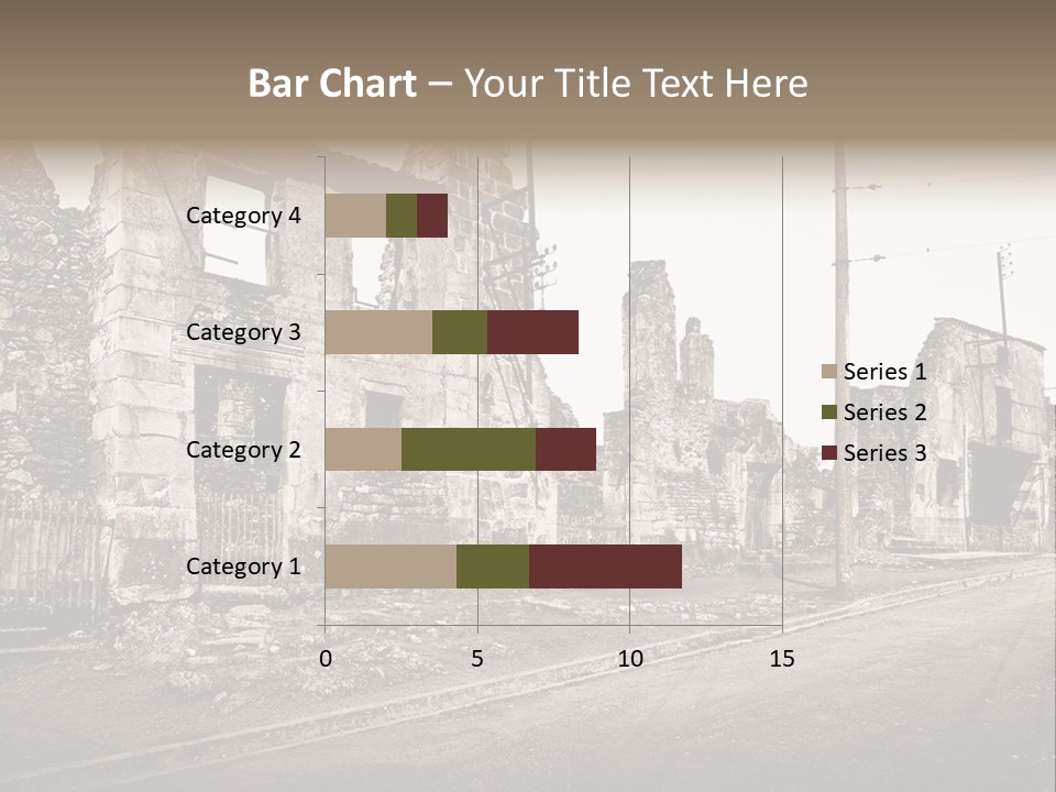 Paese Caduti Crollo PowerPoint Template