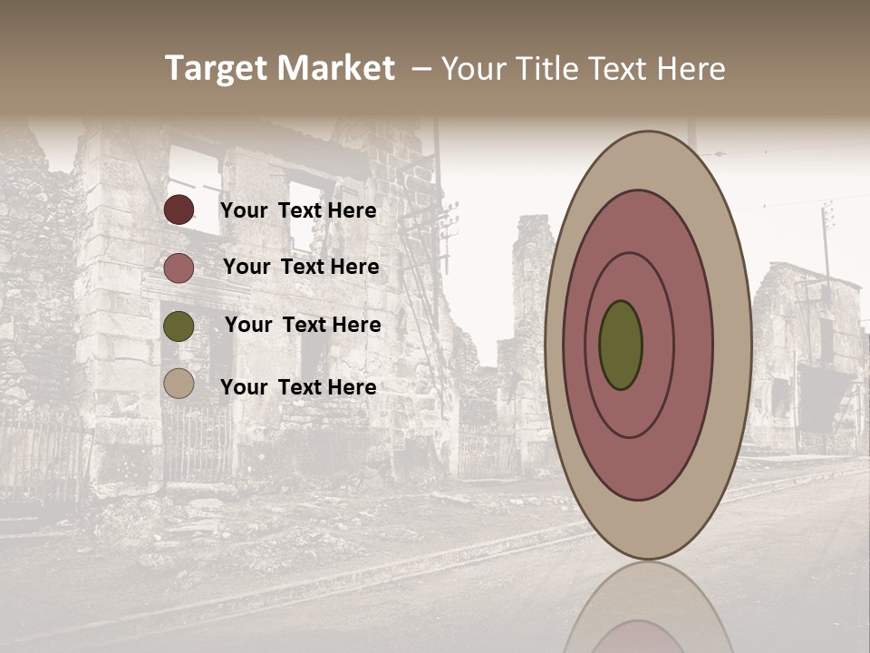 Paese Caduti Crollo PowerPoint Template