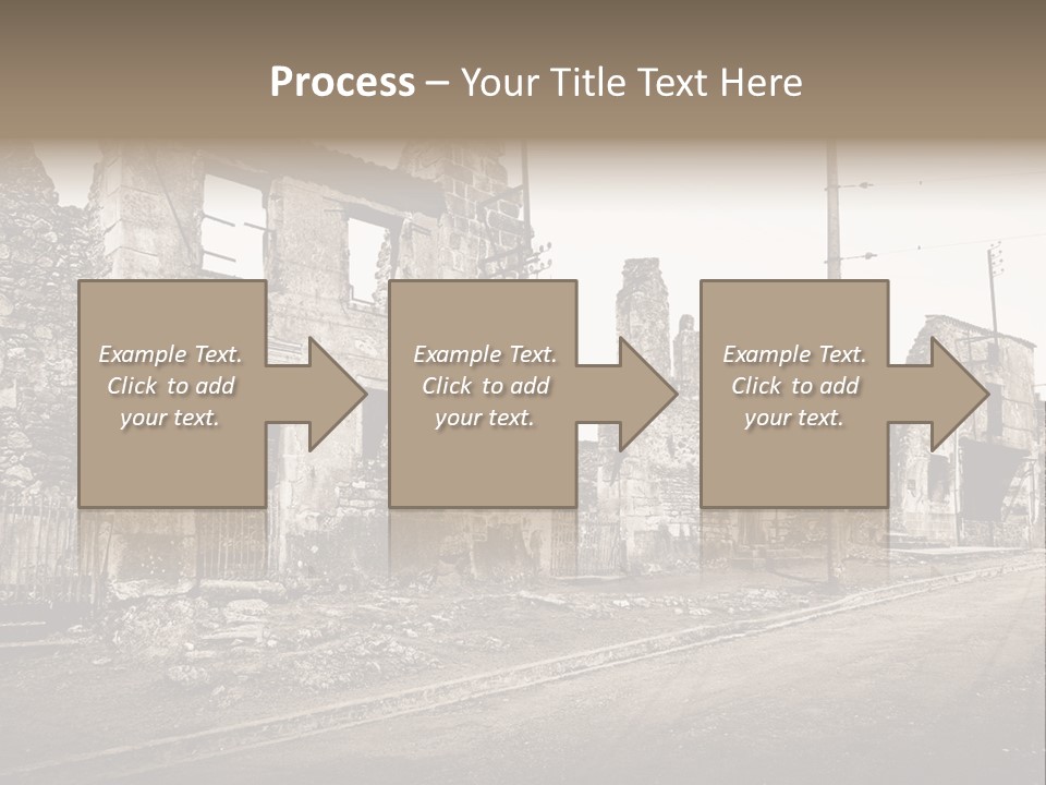 Paese Caduti Crollo PowerPoint Template