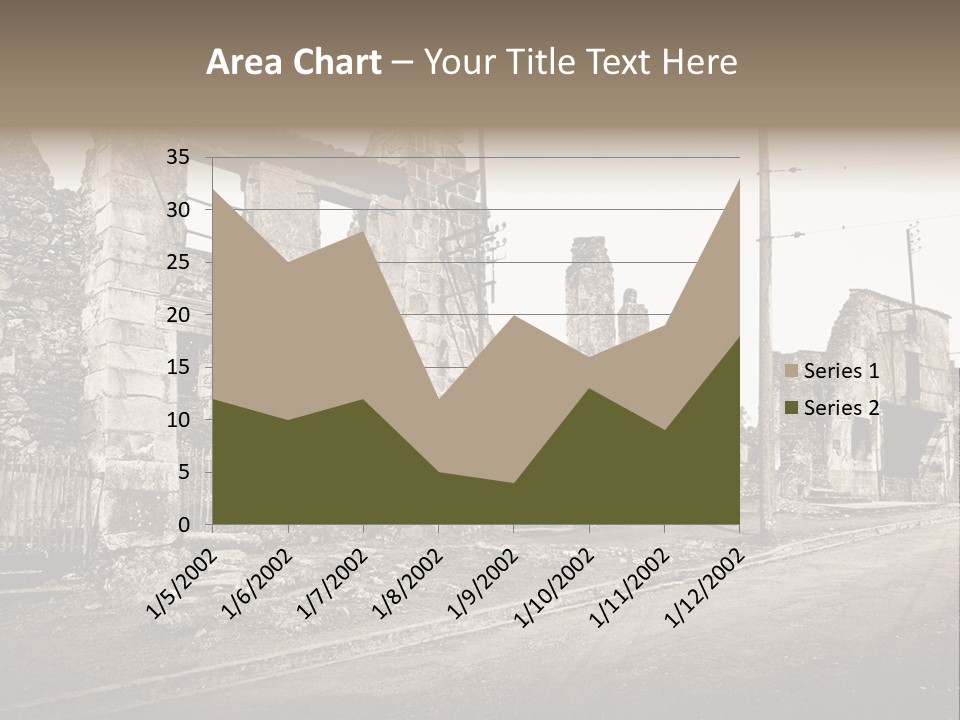 Paese Caduti Crollo PowerPoint Template