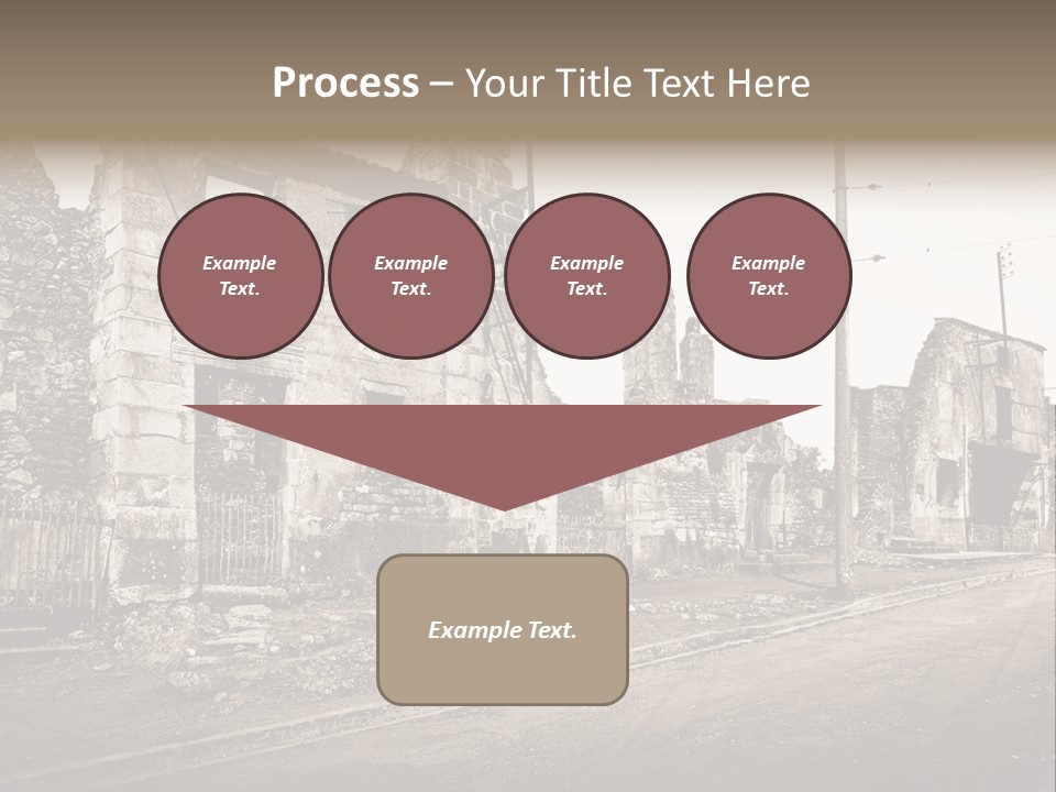 Paese Caduti Crollo PowerPoint Template