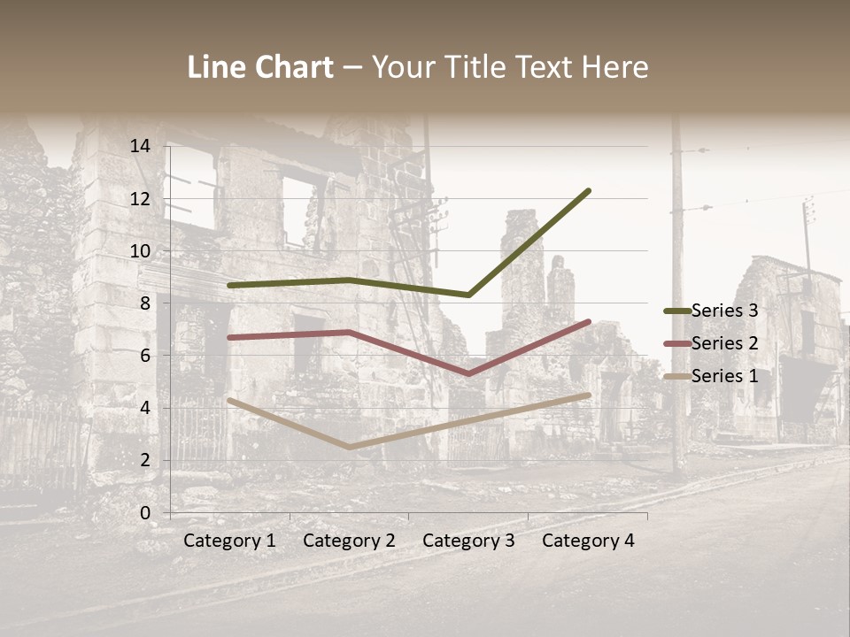 Paese Caduti Crollo PowerPoint Template