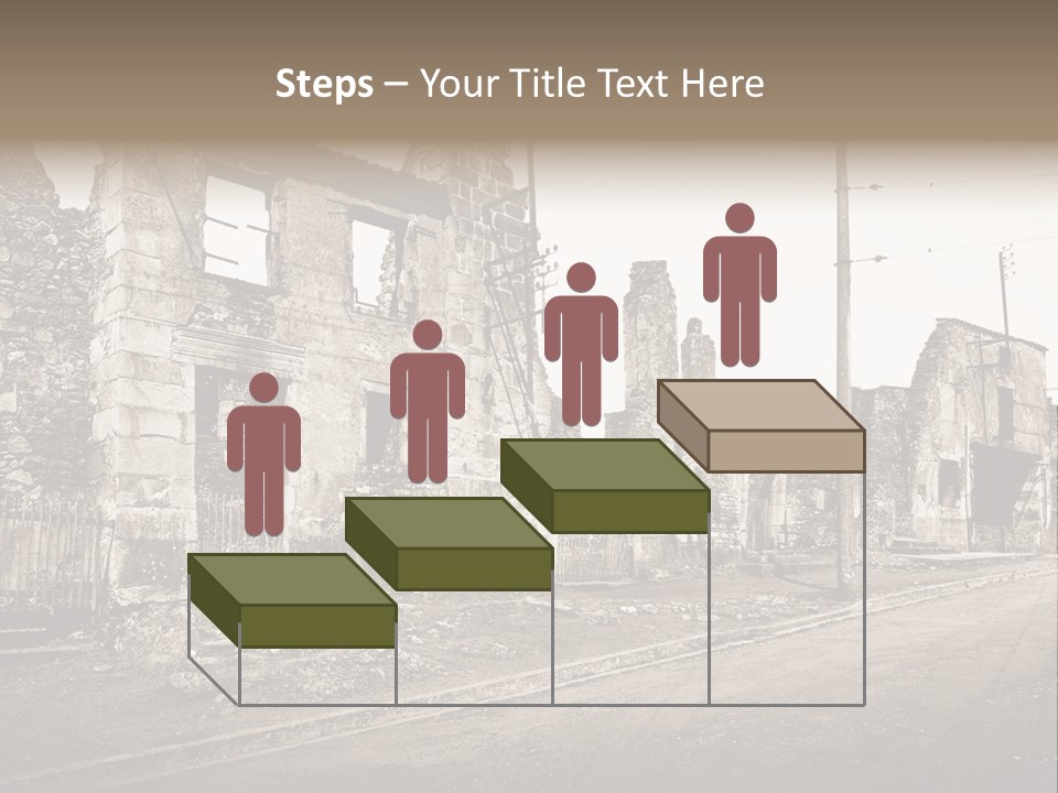 Paese Caduti Crollo PowerPoint Template