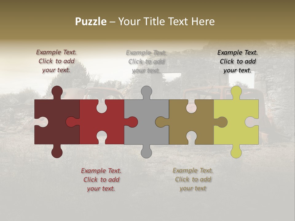 Macerie Martiri Rovine PowerPoint Template