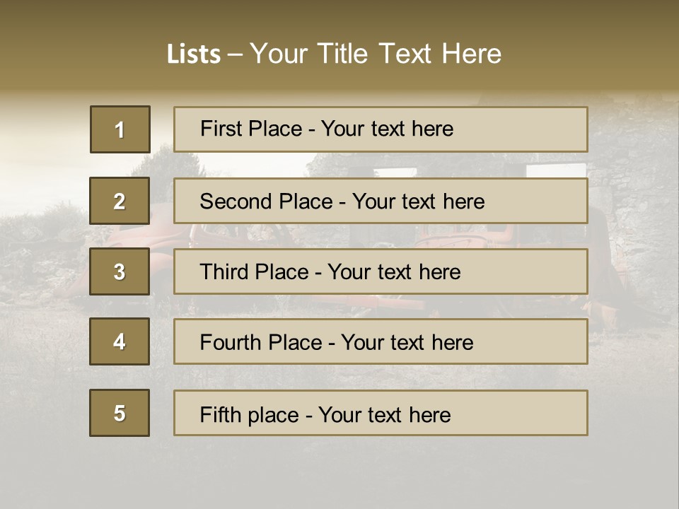 Macerie Martiri Rovine PowerPoint Template