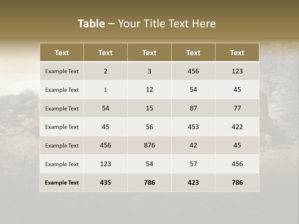 Macerie Martiri Rovine PowerPoint Template