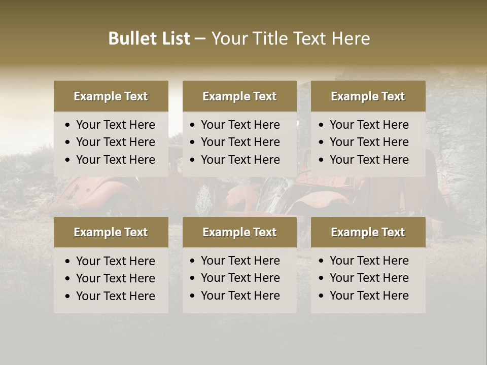 Macerie Martiri Rovine PowerPoint Template