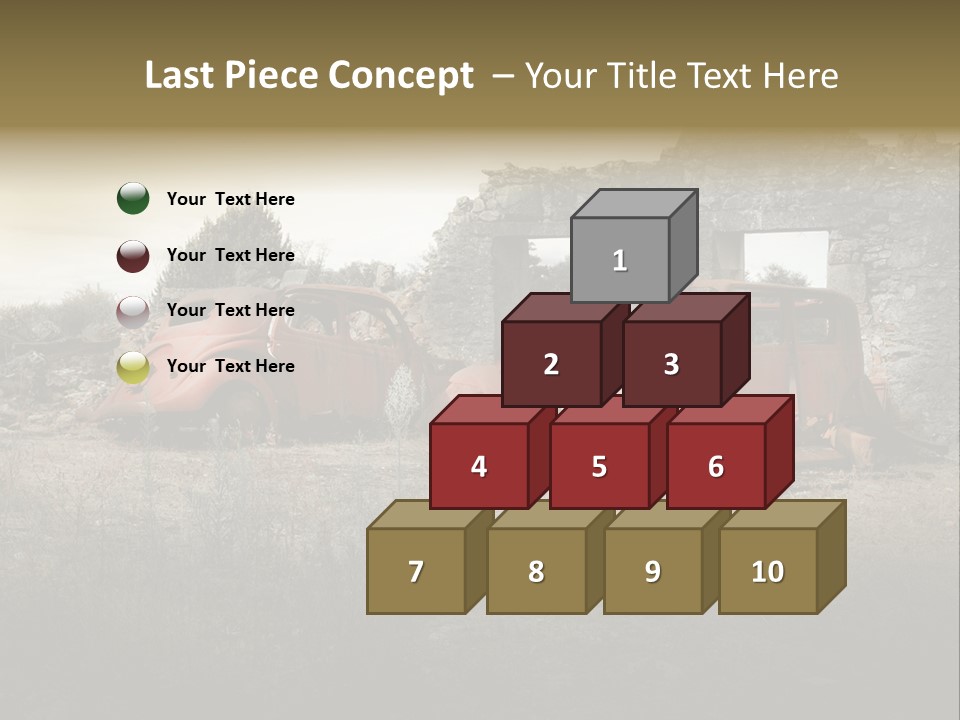 Macerie Martiri Rovine PowerPoint Template