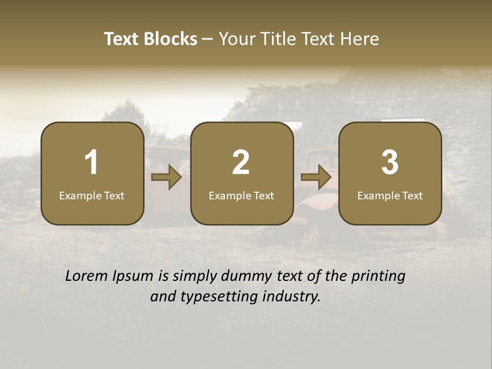 Macerie Martiri Rovine PowerPoint Template