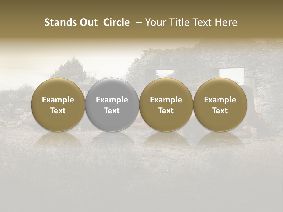 Macerie Martiri Rovine PowerPoint Template