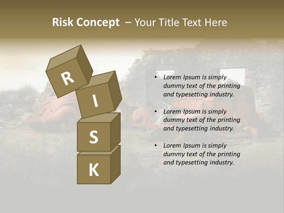 Macerie Martiri Rovine PowerPoint Template