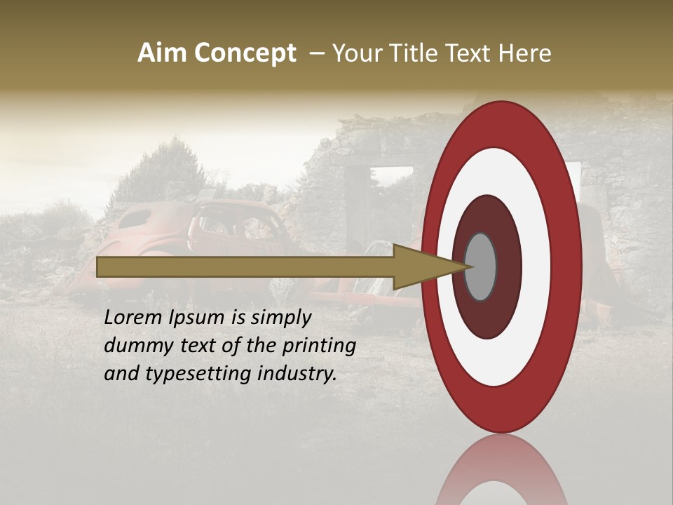 Macerie Martiri Rovine PowerPoint Template