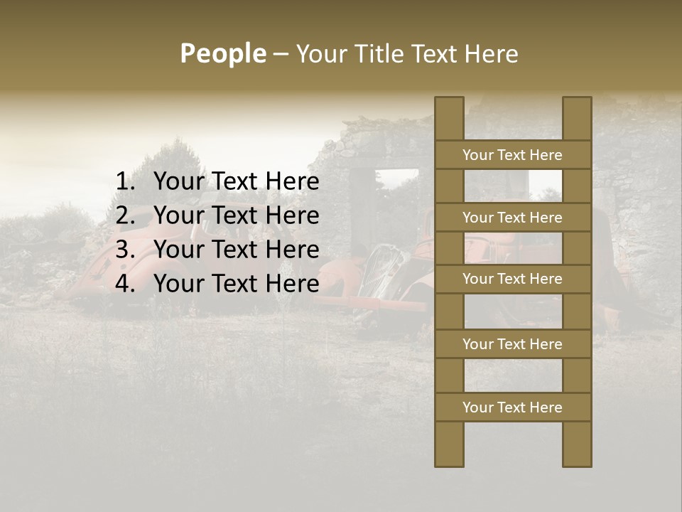 Macerie Martiri Rovine PowerPoint Template