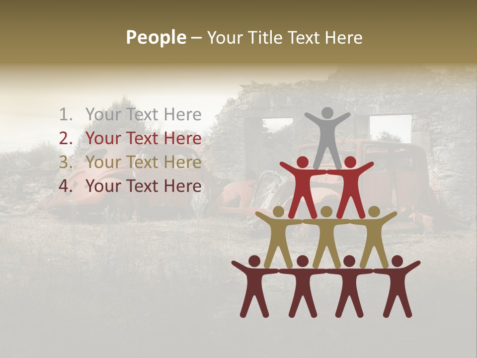 Macerie Martiri Rovine PowerPoint Template