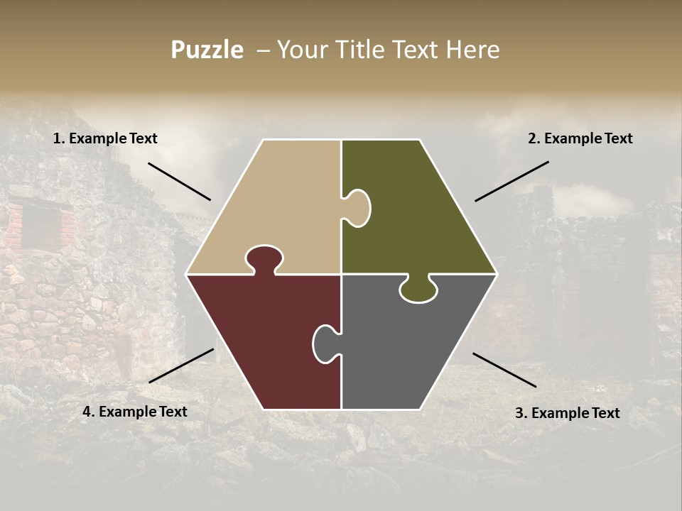 Red Wood Santa Claus PowerPoint Template