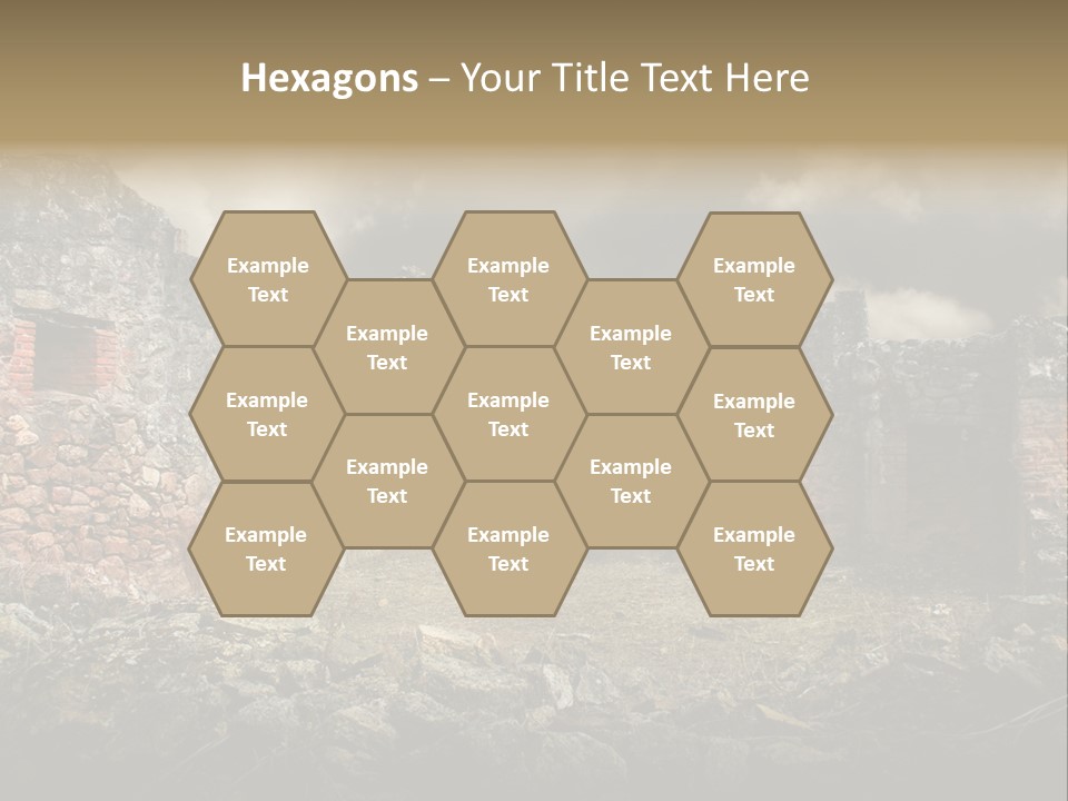 Red Wood Santa Claus PowerPoint Template