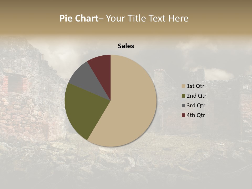 Red Wood Santa Claus PowerPoint Template