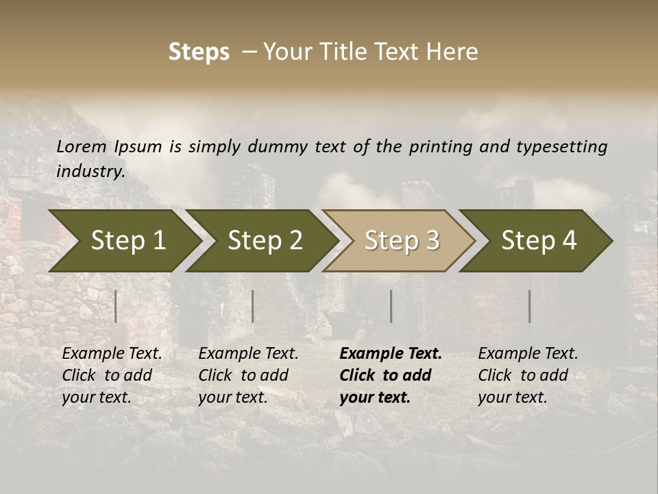 Red Wood Santa Claus PowerPoint Template