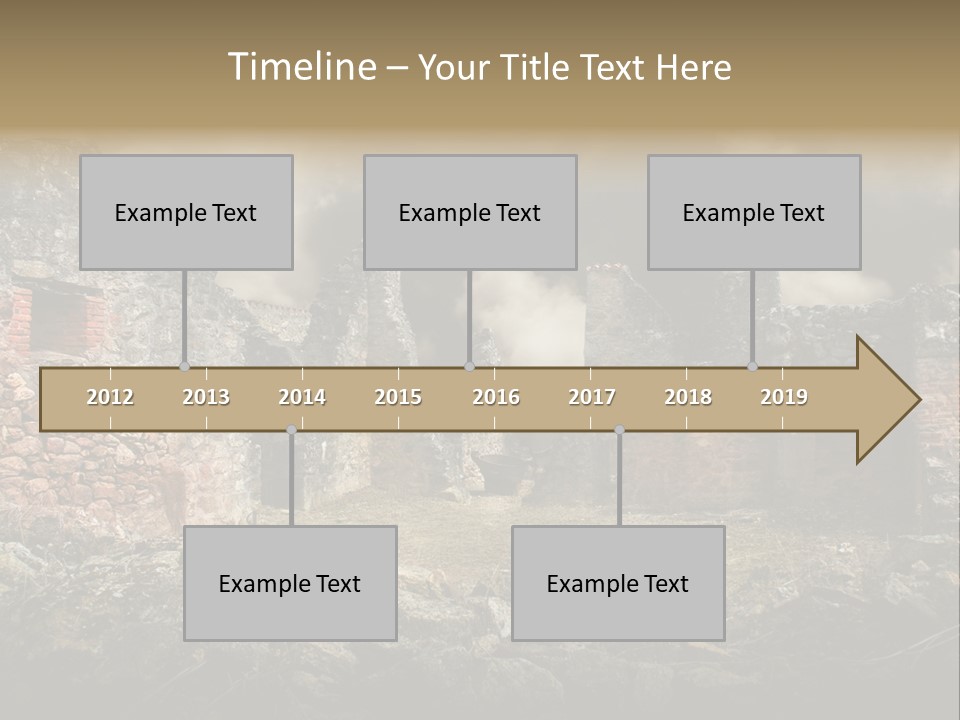 Red Wood Santa Claus PowerPoint Template