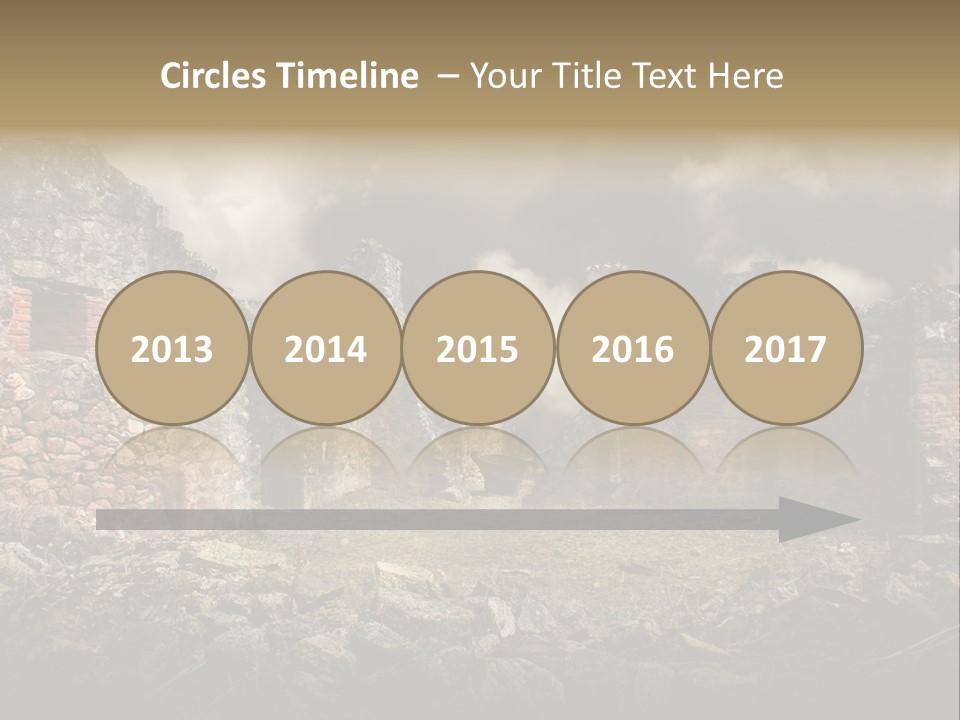 Red Wood Santa Claus PowerPoint Template