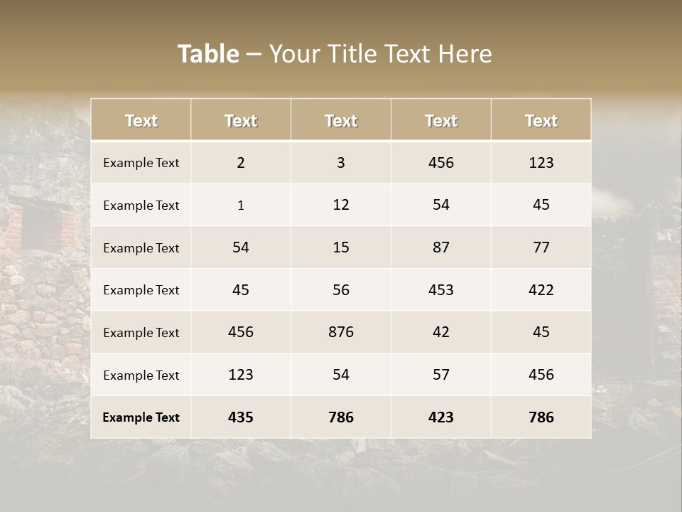 Red Wood Santa Claus PowerPoint Template