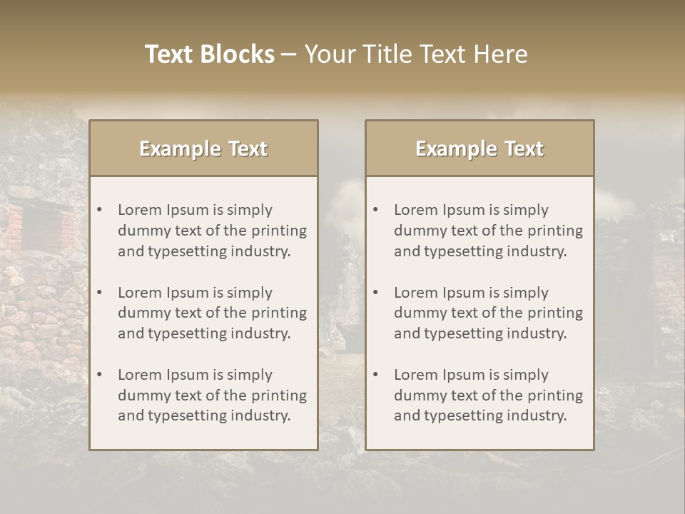 Red Wood Santa Claus PowerPoint Template